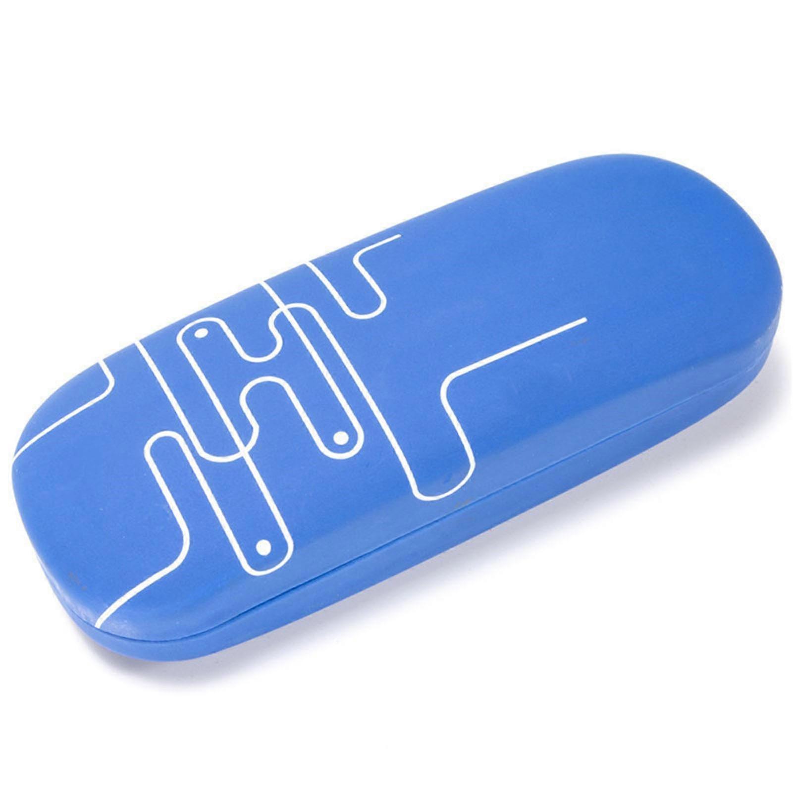 Sunglasses Case PU Covered Compression Resistant Hard Metal Eyeglass Box