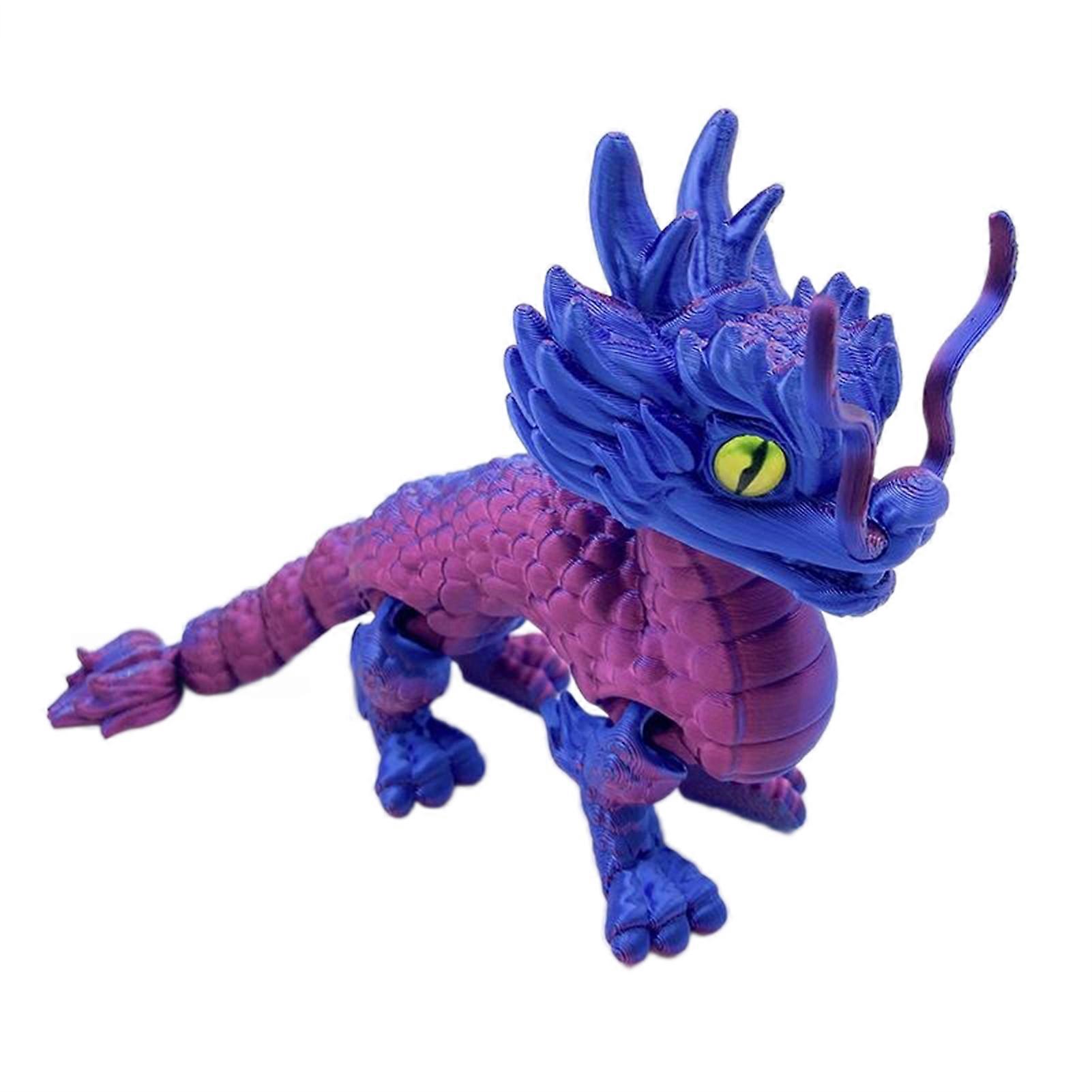 3D Printed Kirin Figurine Movable Simulation Model Creative Toy for Children