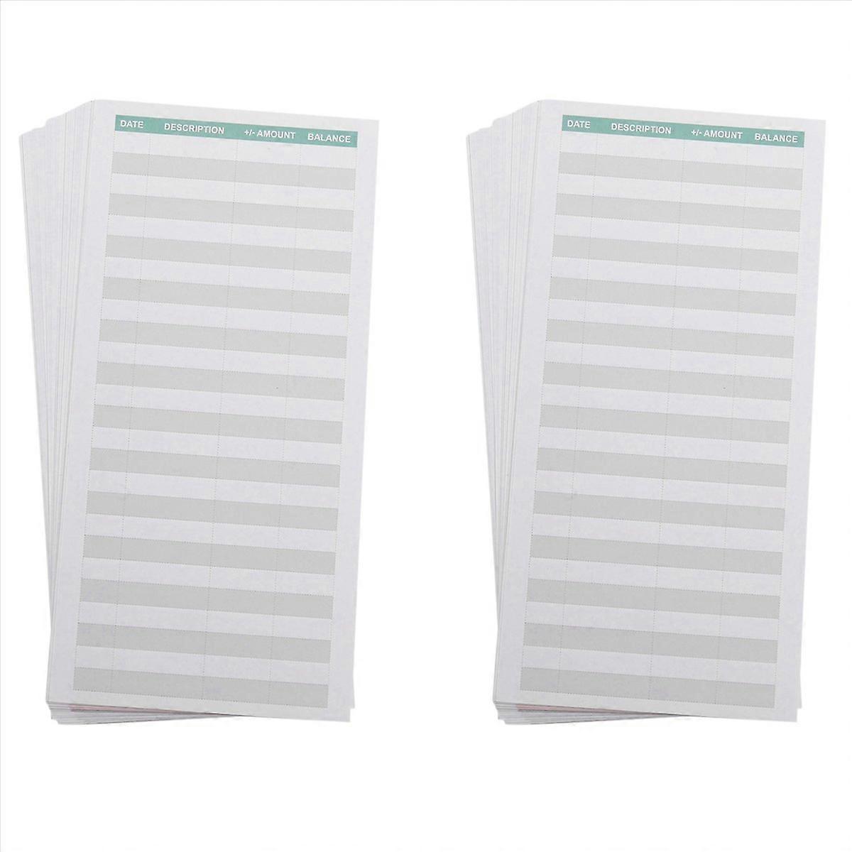 60 Pieces Expense Tracker Sheets Budget Trackers Paper Fit Budget