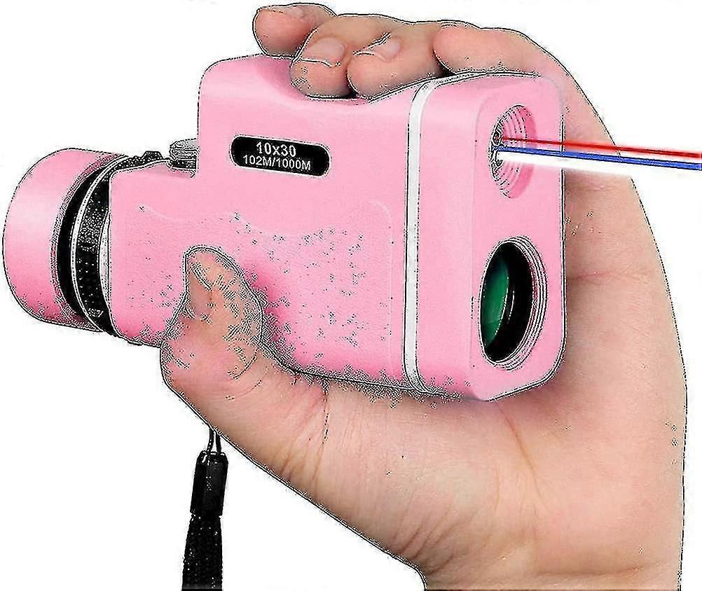 10x30 Monoculars, High Resolution Telescope - Pink
