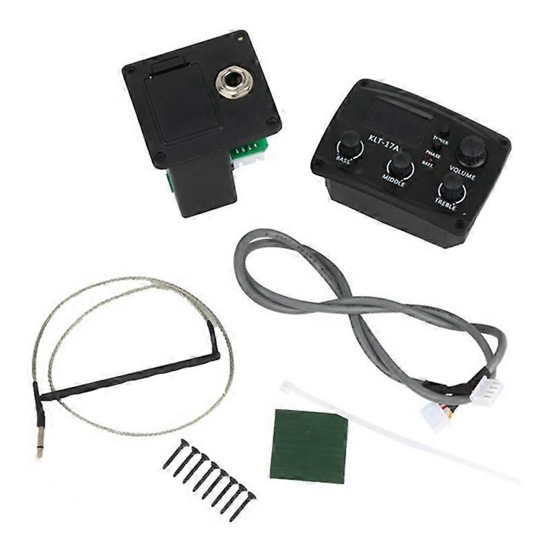 -17A Acoustic Guitar EQ Preamp with Digital Procedding Tuner