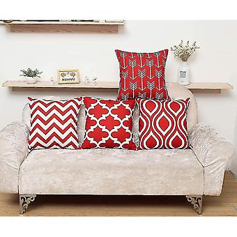 Federe Cuscini Divano Cuscini Rossi Velluto Pezzi Di Federe Per