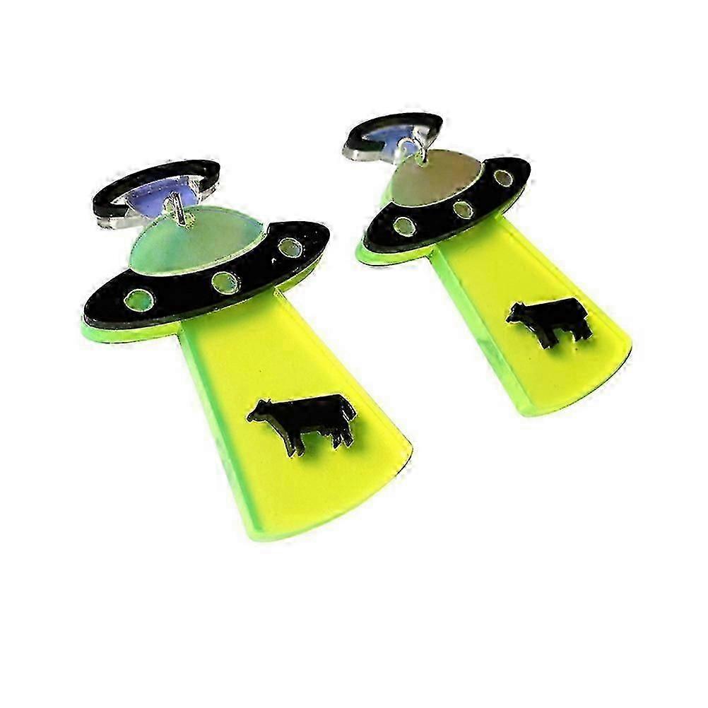 UFO Flying Saucer Decorative Earrings for Women's