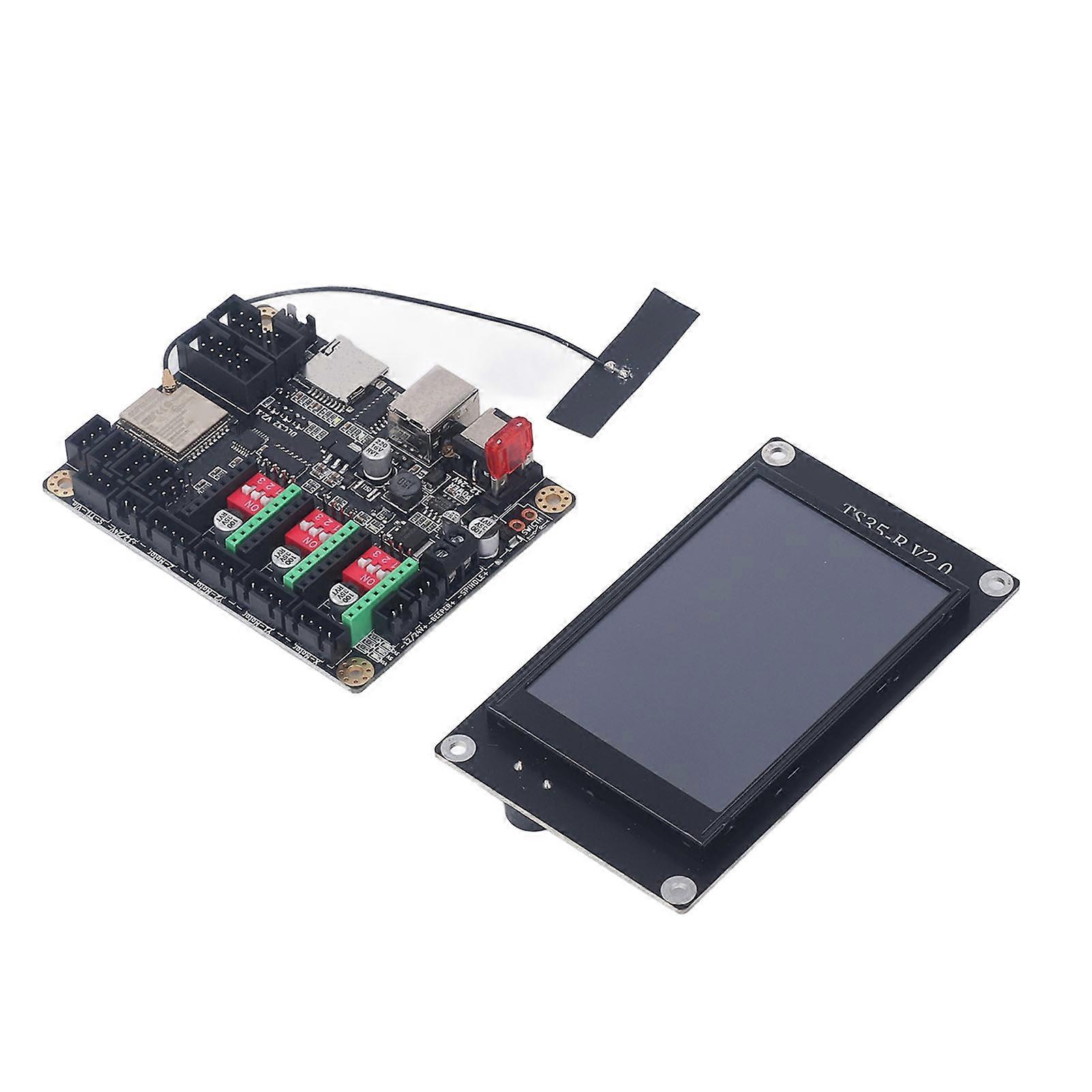 Laser Engraving Machine Kit Desktop Engraver Universal 3.5in Display Monitor for DIY Touch Screen with 12-24VDC Control Board 