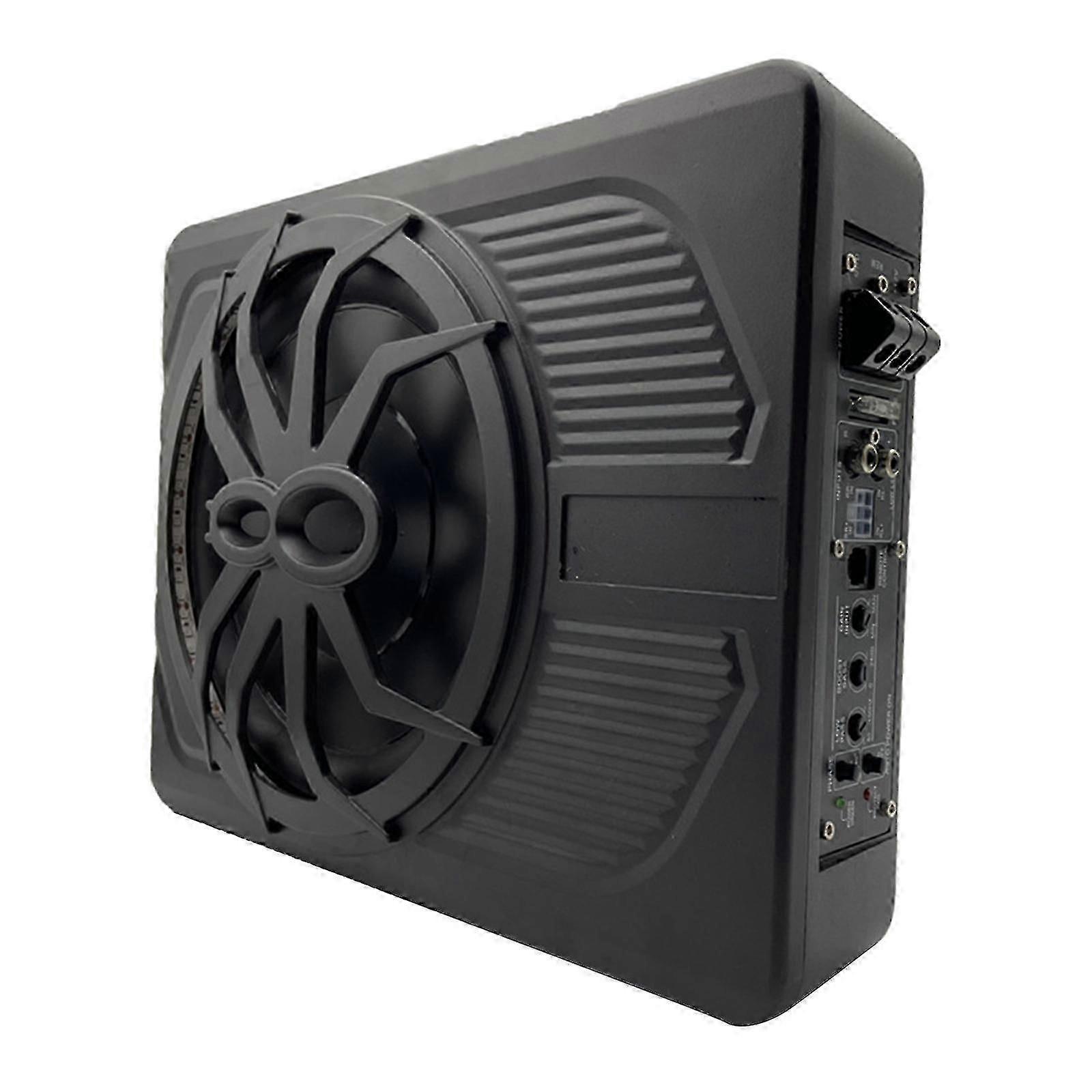 (No Lights) Underseat Active Subwoofer Suitable For Cars Motoorhomes With Built In Amplifier And Deep Bass Output Easy Installation