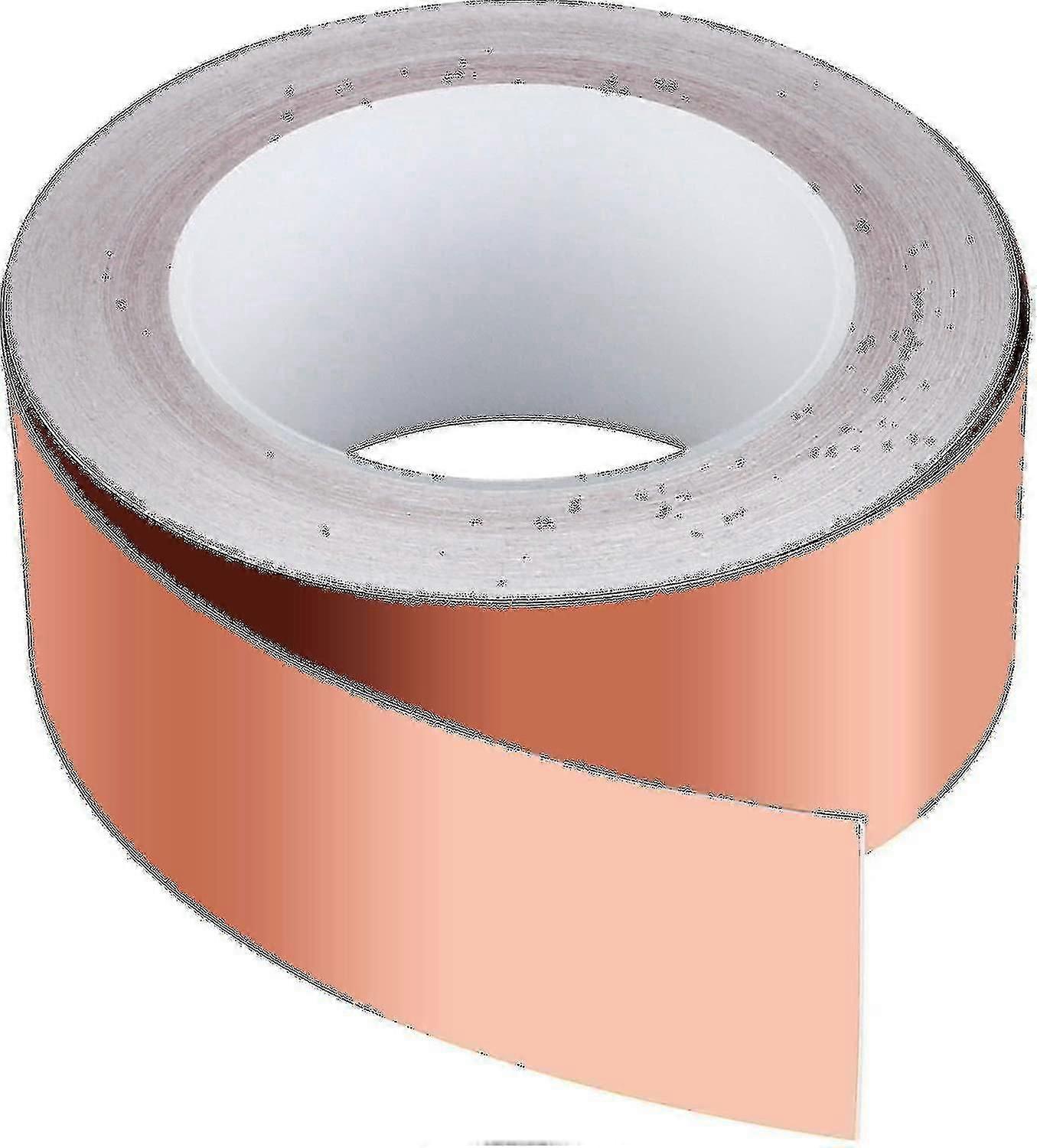 EMIシールド、電気修理、DIYプロジェクト用の導電性接着剤付き銅箔テープ - 自己接着性