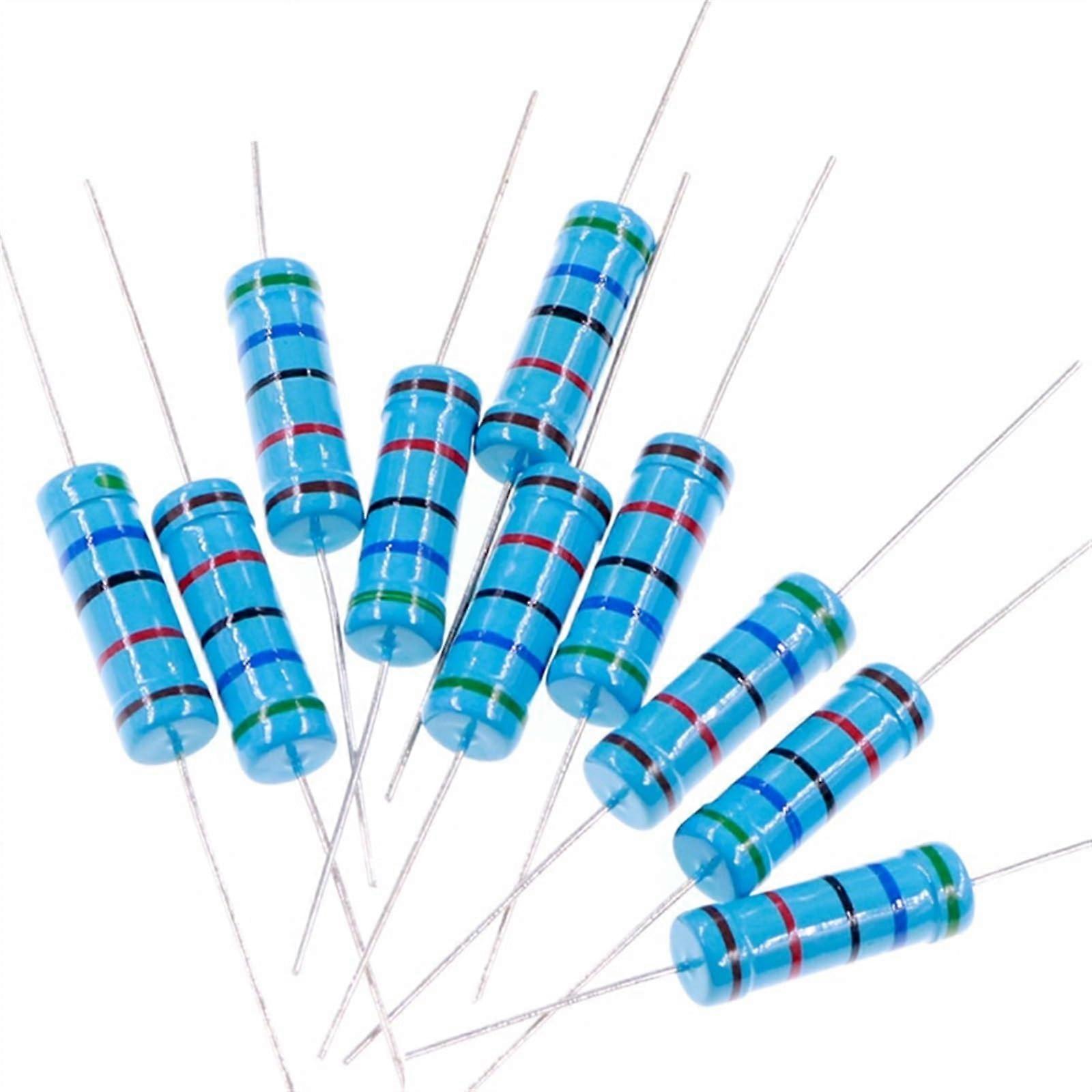 2 Watt Resistor Kit, 13Value Metal Film Resistors, 0.33R 1R 1.5R 2.2R 2.7R 3.9R 4.7R 5.1R 6.2R 6.8R 7.5R 8.2R