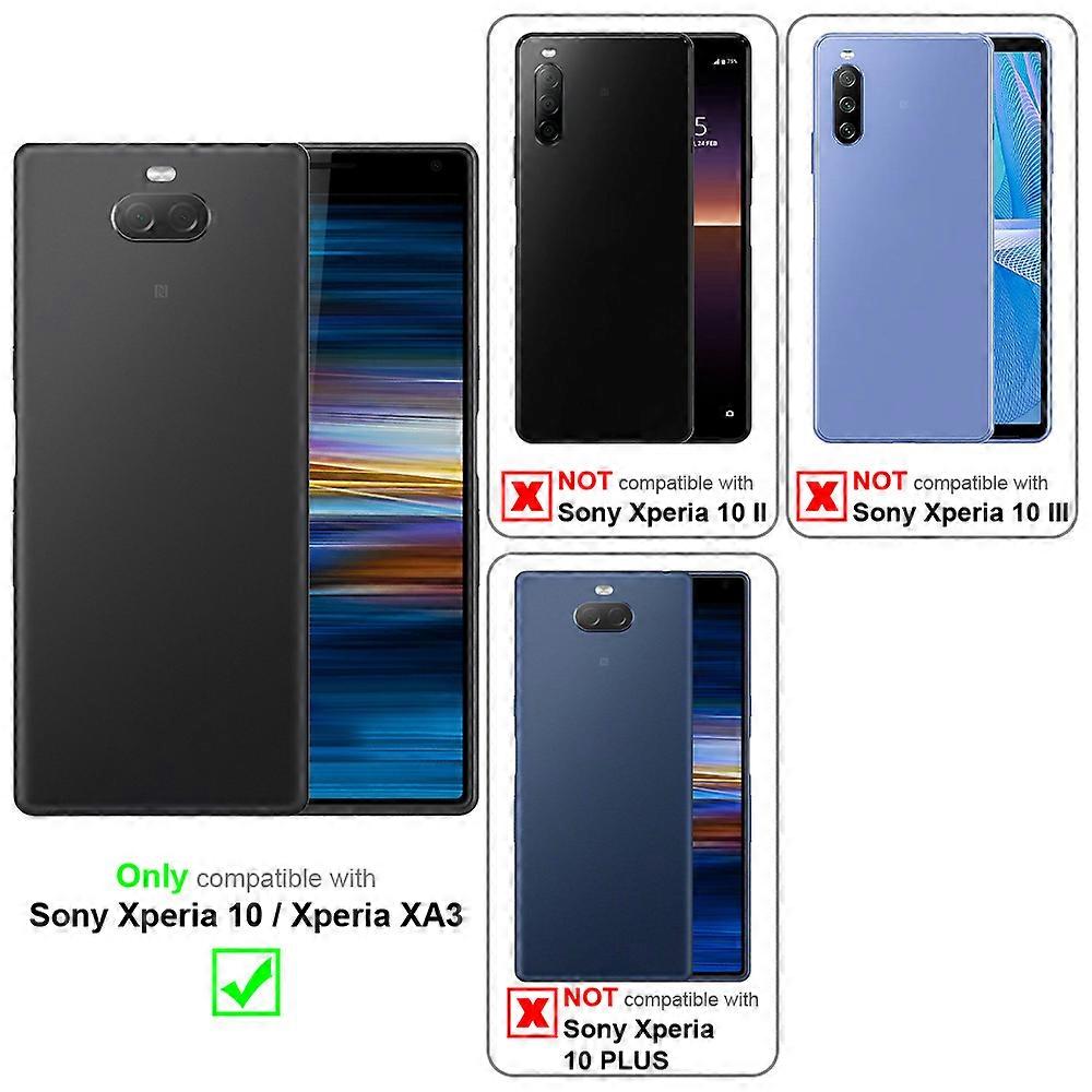 Sony Xperia 10 / Xperia XA3 προστατευτική θήκη - με floral μοτίβο και υποδοχή κάρτας