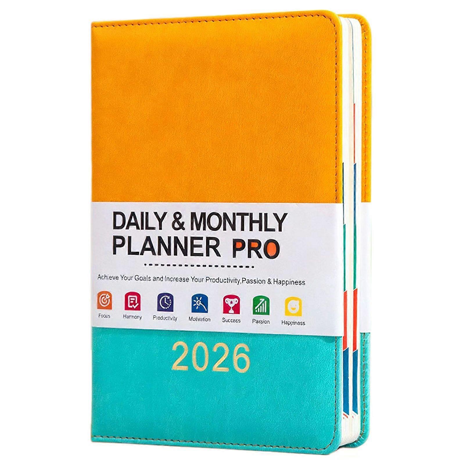 2026 A5 Daily Planner For Students Professionals A5 Portable Size Premium Quality for Student Study Companion