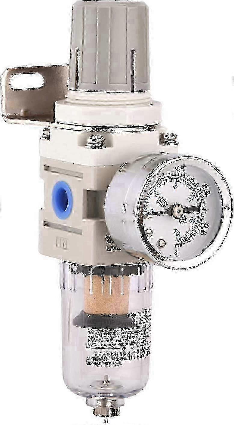 Water Separator - Compressed Air Regulator - Suitable for Air Compressors - 1/4 Connection - Recommended for Efficient Performance