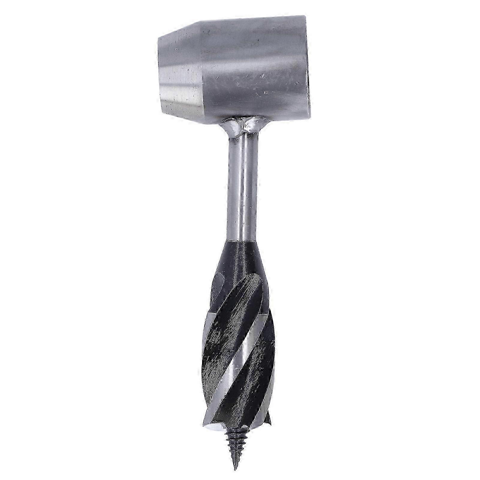 Manual Auger Drill Bit Carbon Steel Hand Augers Bushcraft Survival Tool for Woodworking 25mm