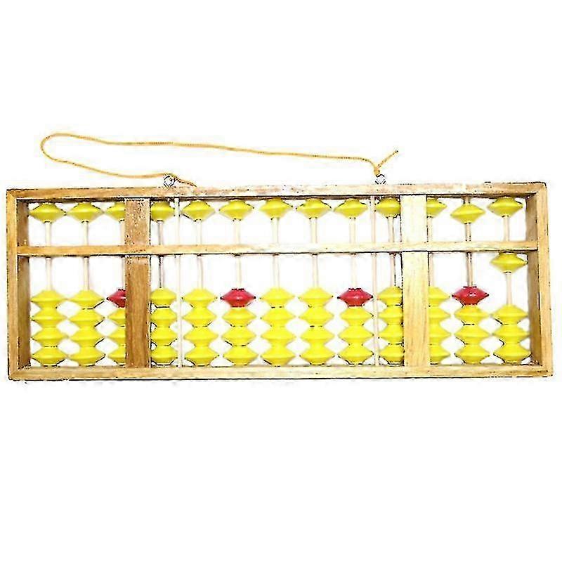 Chinese Abacus 13 Column Wood Hanger Big Size Non- Abacus Chinese Soroban Tool In Mathematics Kids