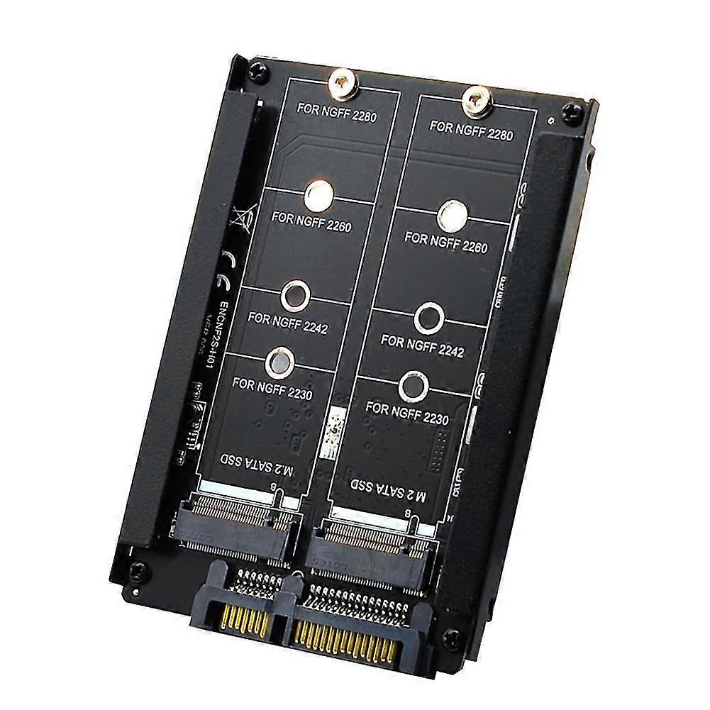 Ngff To Sata3 Adapter Card M2 Key B-m Ssd Solid State Drive To 6g Adapter Card With Enclosure Socke