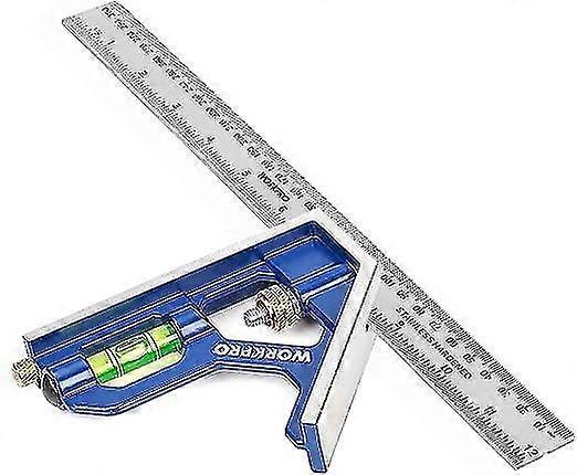 Combination Square, 300mm Stainless Steel Combination Square