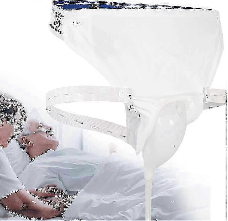 Silikonurinuppsamlare, 3 Typ Valfritt Med 2 Urinkateterpåsar För Man Kvinna Äldre Fvh