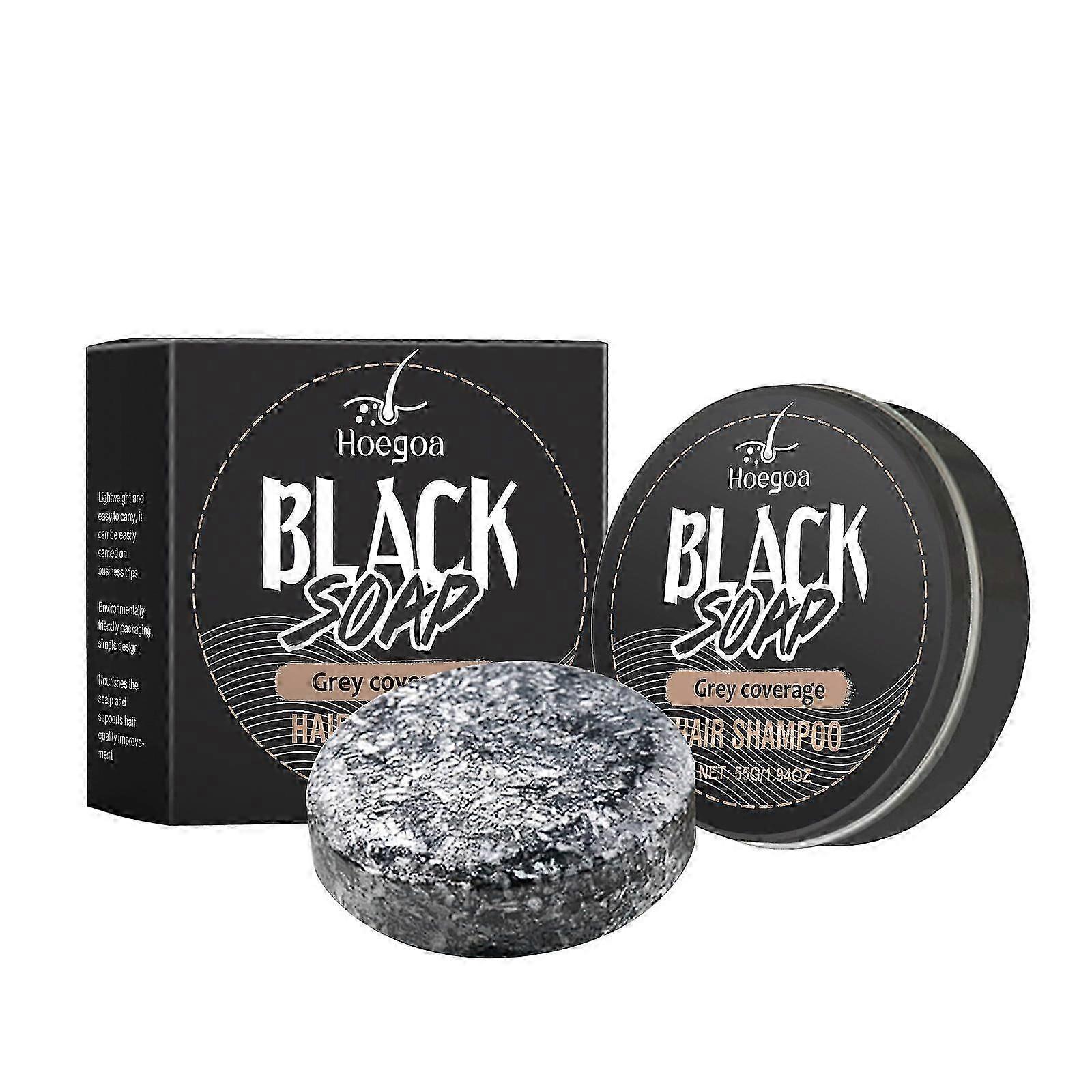 Hoegoa Polygonum Multiflorum Shampoo Soap Gentle Moisturizing Cleansing Scalp Improving Hair Quality Nourishing Hair Silky