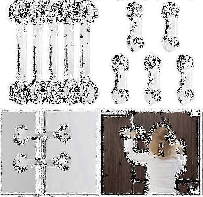10pc Heilwiy Child Safety Locks - Clear