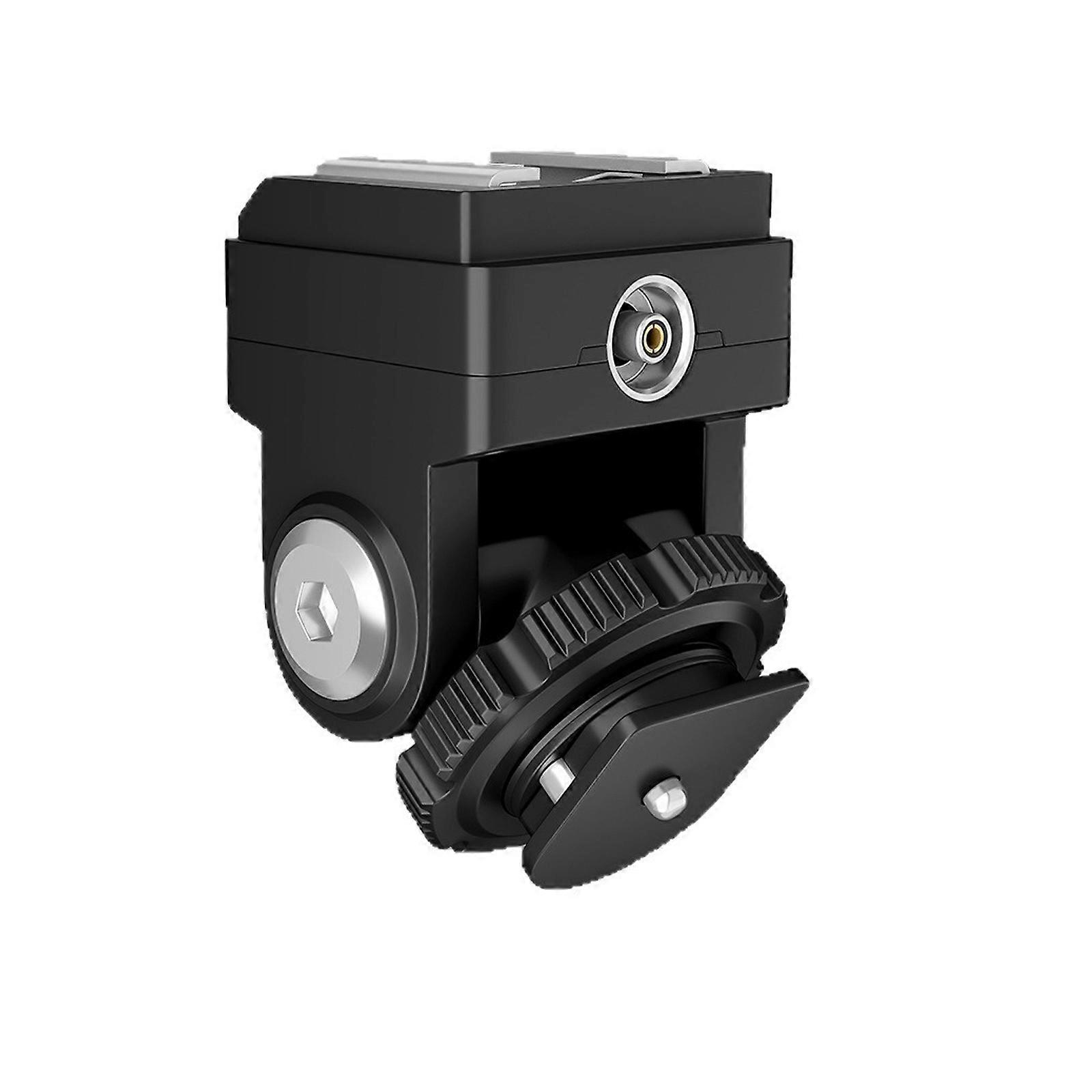 180°Adjustable Camera Flash Adapter With PC Terminals Port And Elevated Mount For DSLR Optimal Lighting Positioning Multicolor