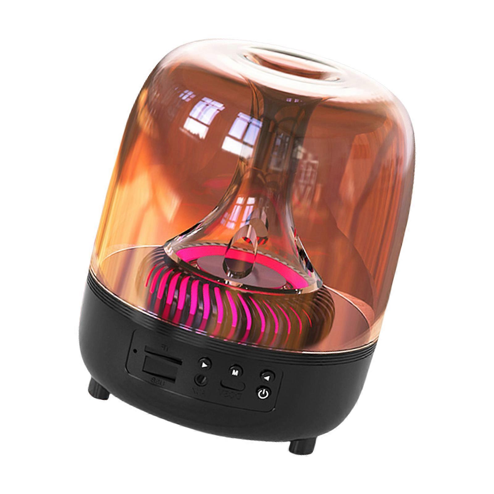 Bluetooth-compatible Speakers Waterproof Stereo Sound Portable Wireless Speakers with LED Light for Outdoor Use Multicolor