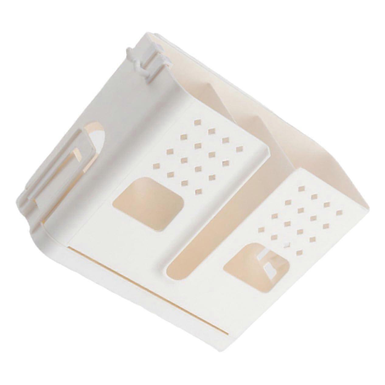 Wallmounted Chopstick Holder With Drainage NoDrill Adhesive Cutlery Organizer For Forks Spoons And Chopsticks White