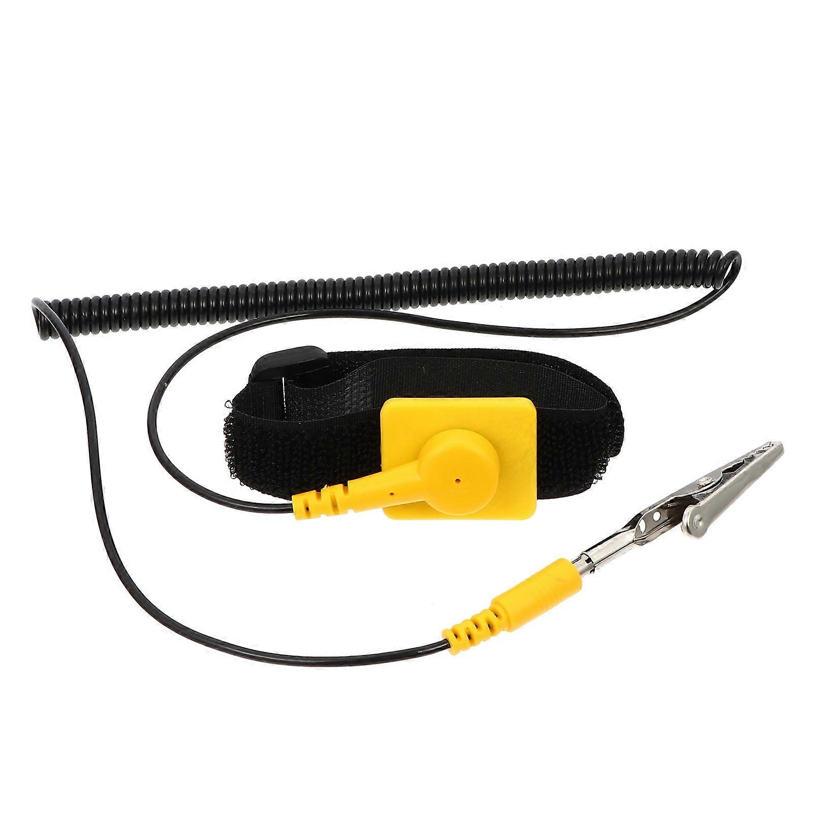 5Pcs Anti-Static Wrist Strap Adjustable ESD Wrist Strap with Grounding Wire