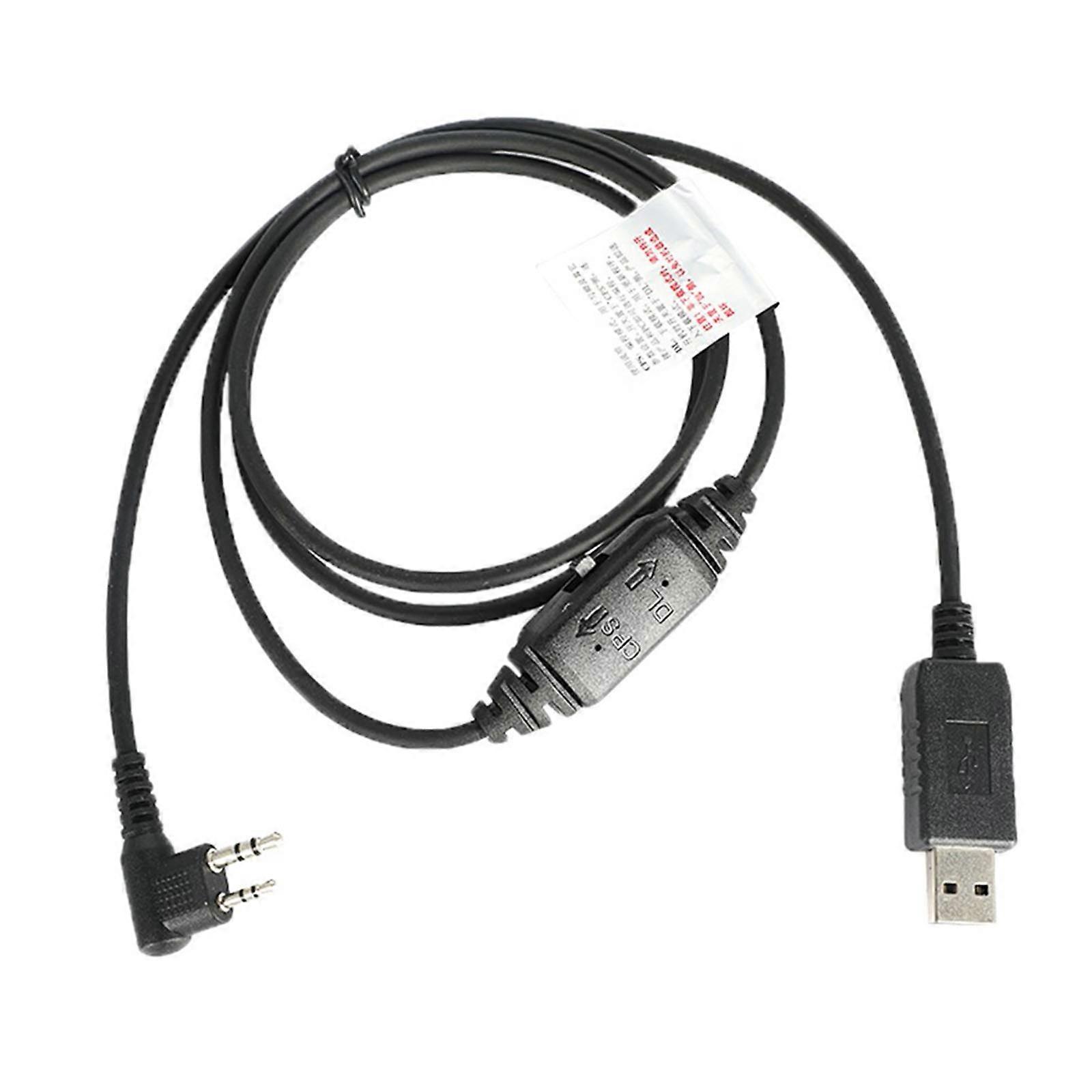 USB Programming Cord for TD500 PD530 BD500 USB Wire Interphone USB Write Frequency Line for Two Way Radio 90cm Multicolor