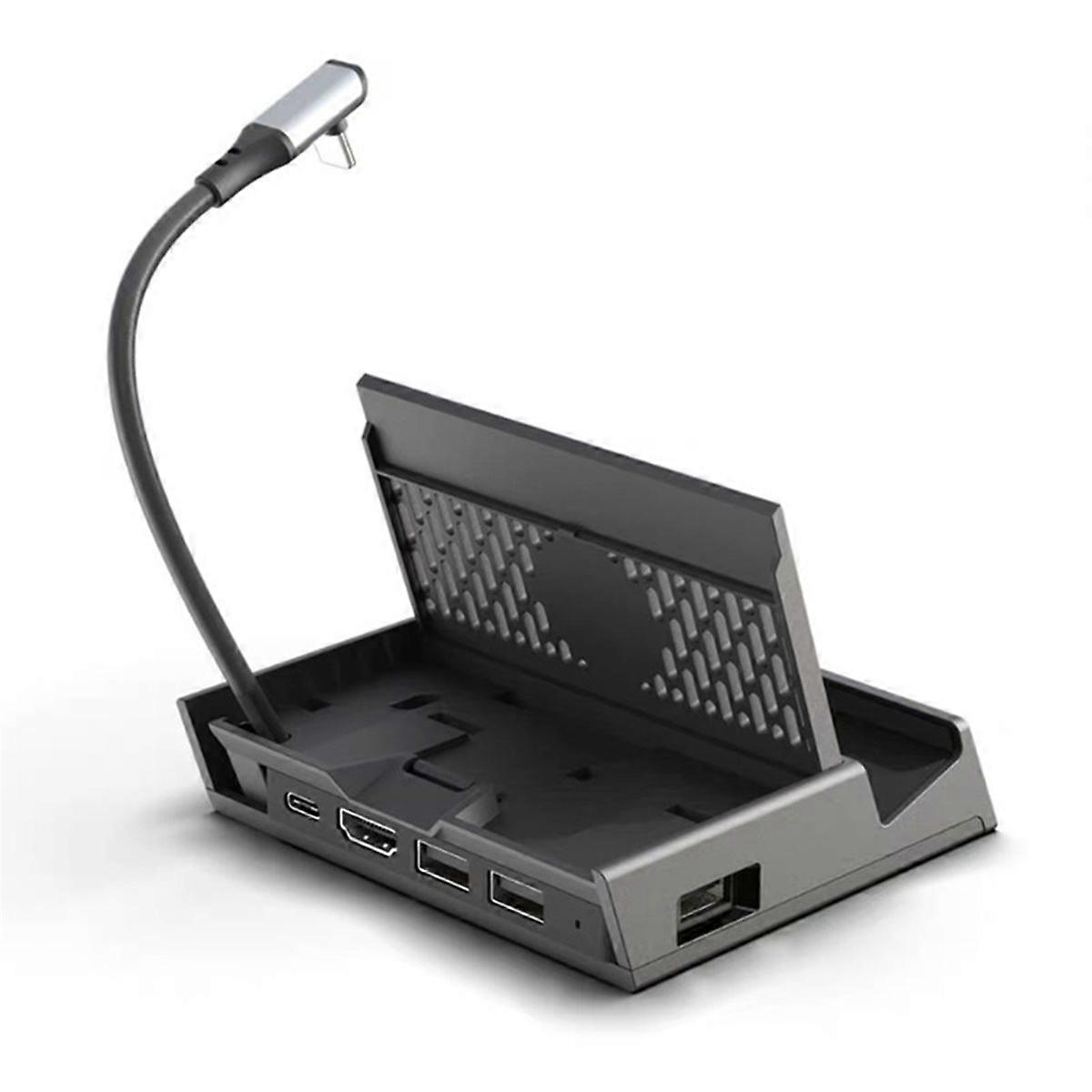 For SteamDock Stand with Detachable USB C Hub DeX Docking Station