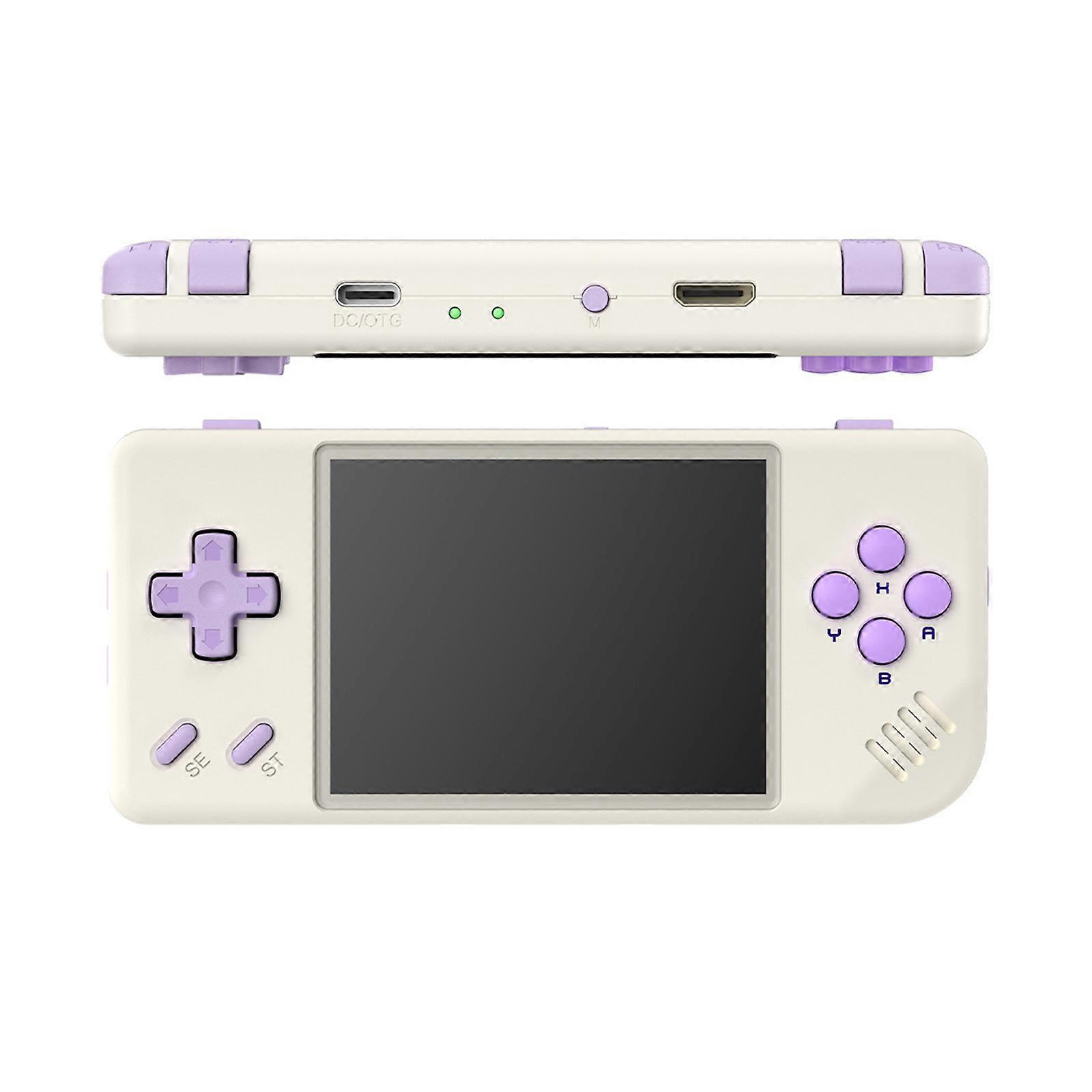 Video Game Player 3100mAh Battery Handheld Game Consoles 2.83in Screen Consoles Support Multi Platform & Card  White