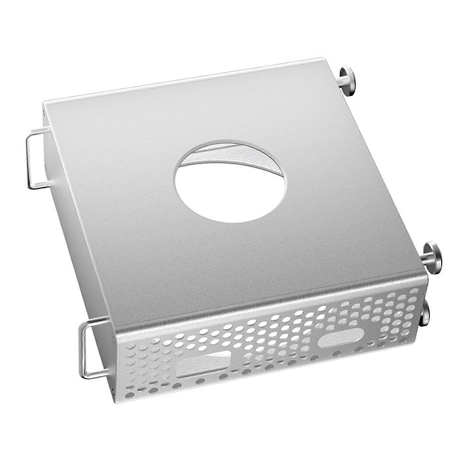 Aluminum Chassis Stand Case For Mini Computer Host Optimized Heat Dissipation And High Strength Protections Shell  Silver