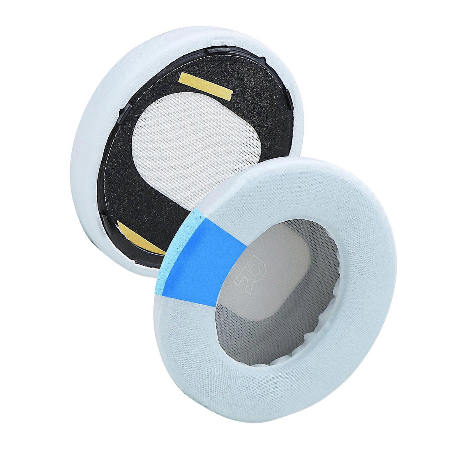 Durability Memory Foam Ear Pad for  Headphone Ear Pad Ear Cushions for Enhancing Listening Experience with Ease of Use  White