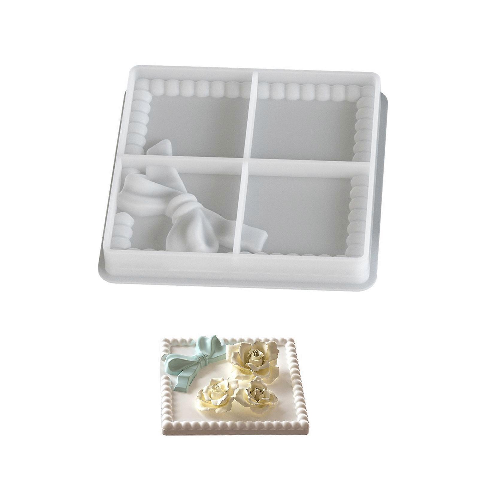 Multifuntional Round Resin Crafting Mold Nonstick Square Moulds Perfect for Enthusiasts and Handmade Present Creation Multicolor