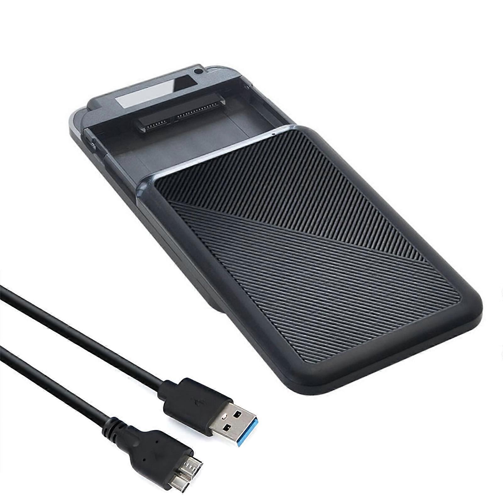 2.5" SATA USB3.0 SSD Enclosure USB3.0 SSD Case 5Gbps External Box Solid Disk Case Enclosure Case for Laptops Multicolor