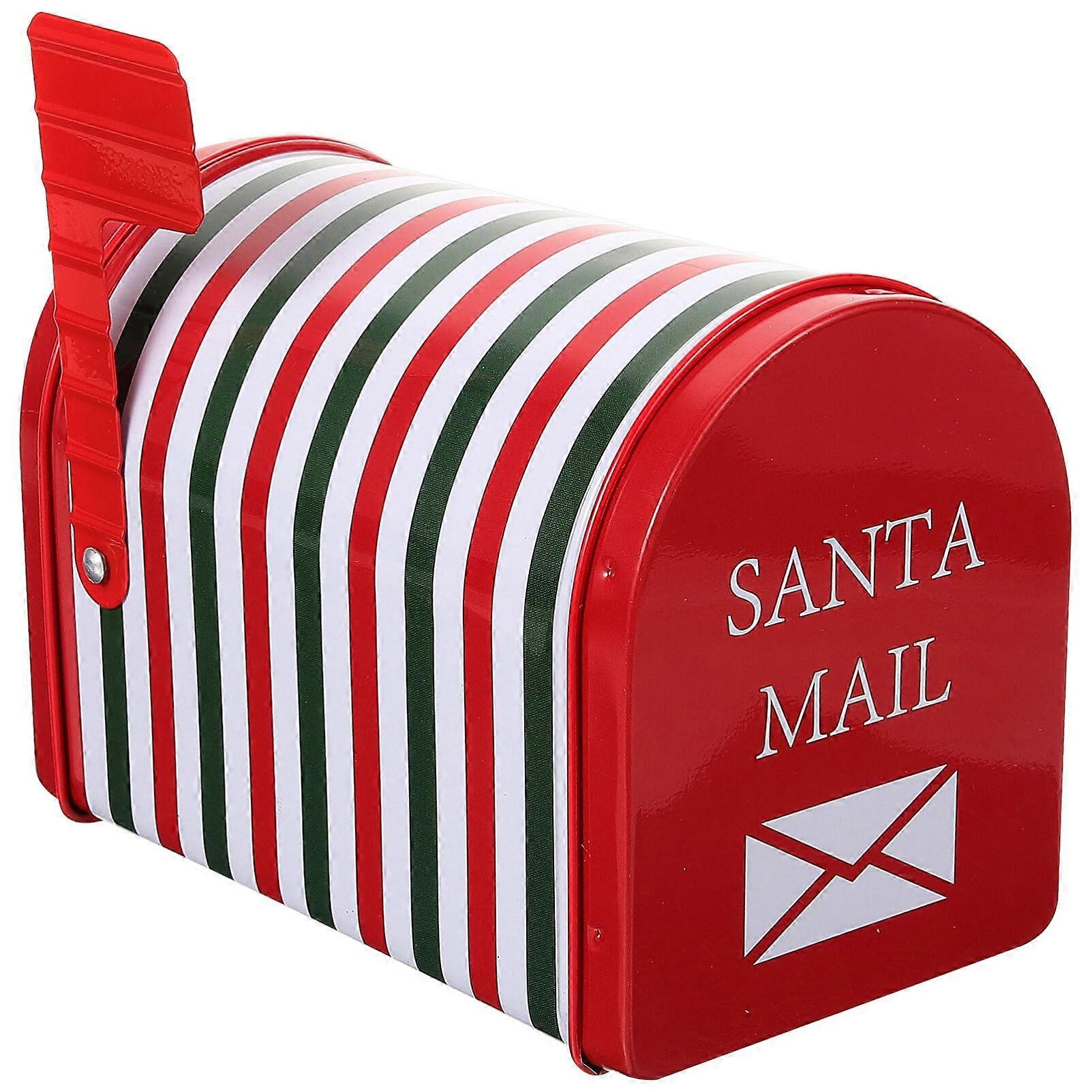 Metal Cookie Tins with Lids Mini Mailbox Candy Snack Chocolate Storage Box