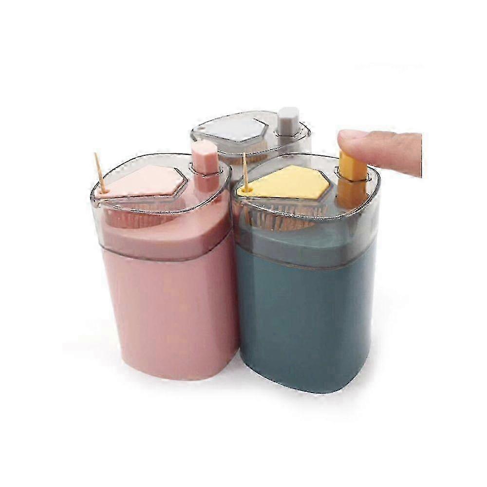 w Semi-Automatic Pop up Toothpick Holder Dispenser