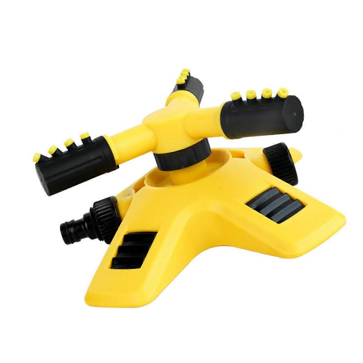 Rotating Lawn Sprinkler with 3Way Adjustable Spray Nozzles for Garden Irrigation and Yard Coverage