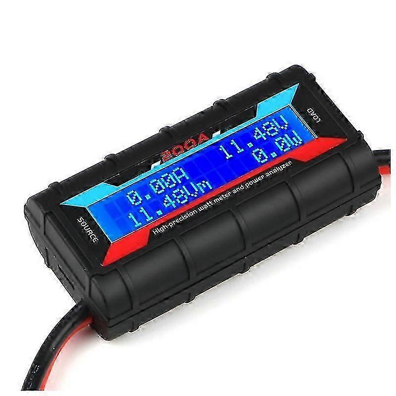 New 200a High Precision Power Analyzer Watt Meter Battery Consumption Performance Monitor With Lcd Backl