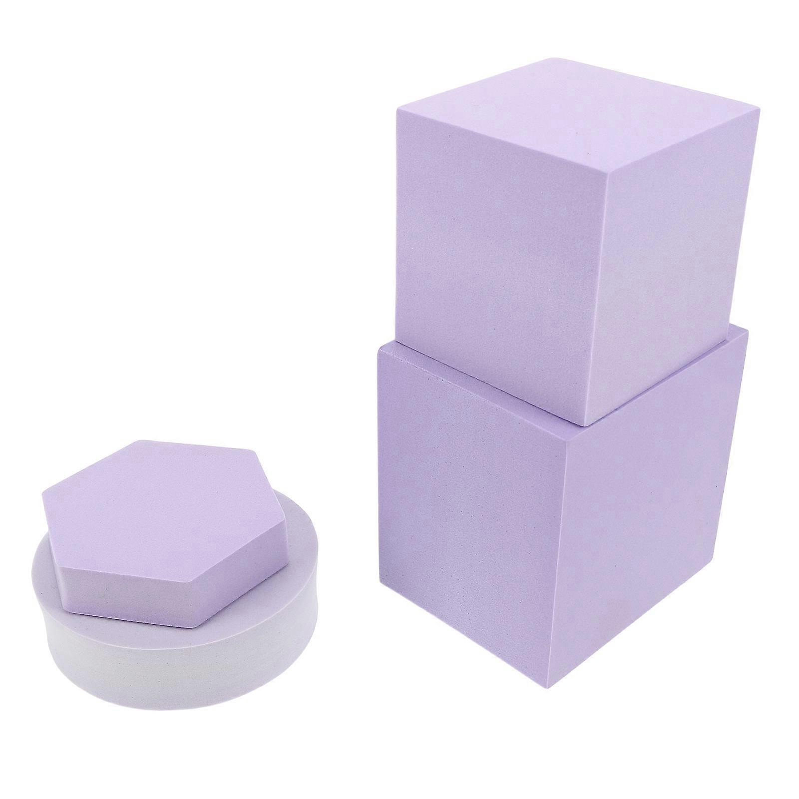 Blank Cube Geometric Cube Photo Props For Creative Professionals 8.00X8.00X8.00CM 4Pcs