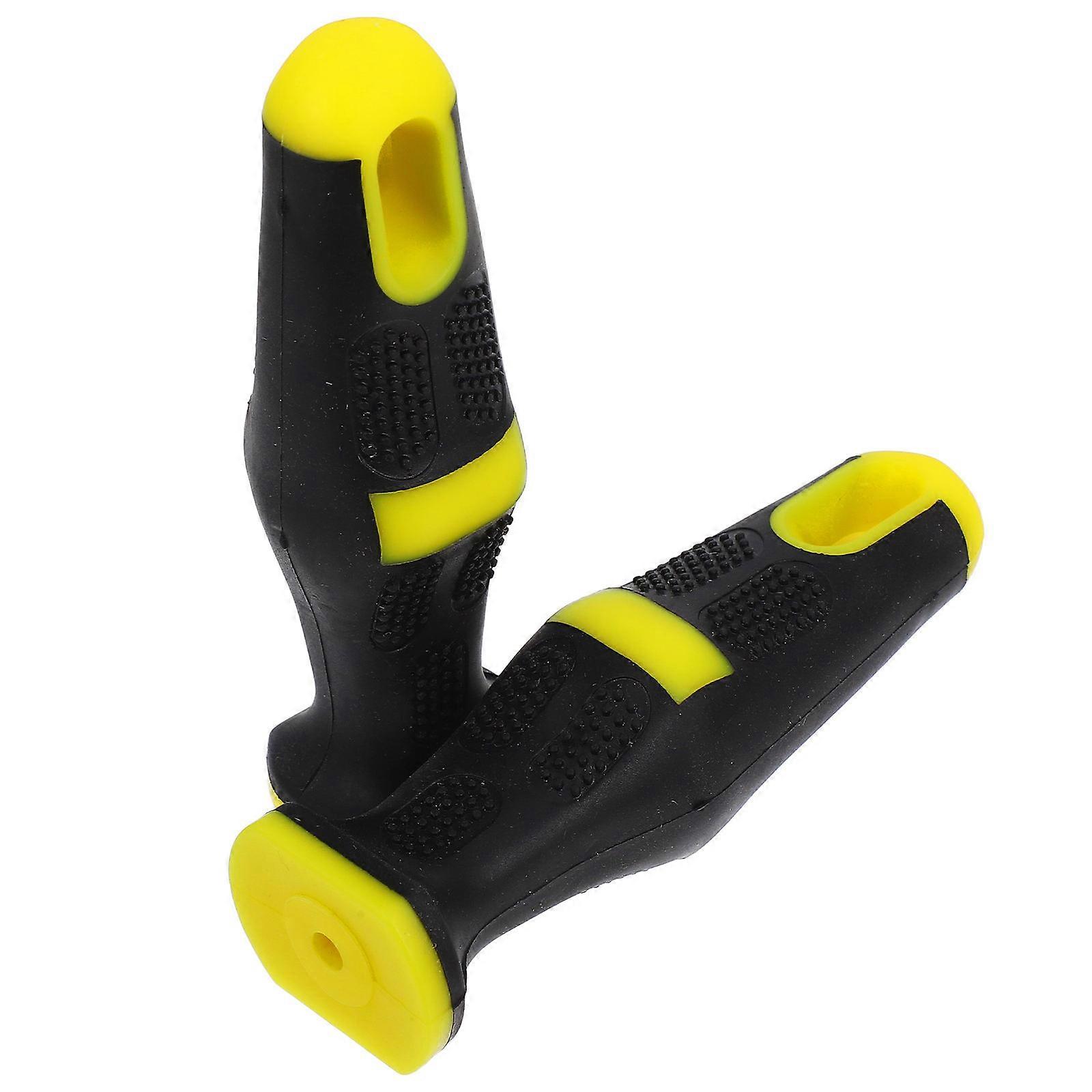 Durable Plastic File Handle for Crutch with Non-Slip Grip 2Pcs