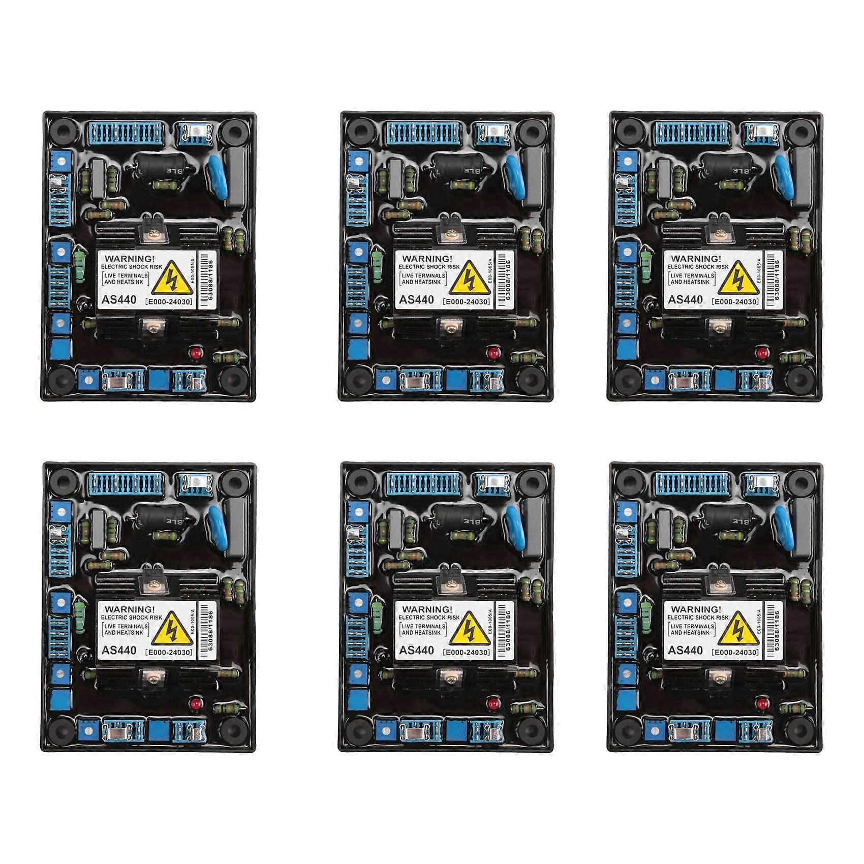 6X AS440 Generator Automatic Voltage Regulator Input AC 190-264V 4A Engine AVR Voltage Regulator Generator Accessories