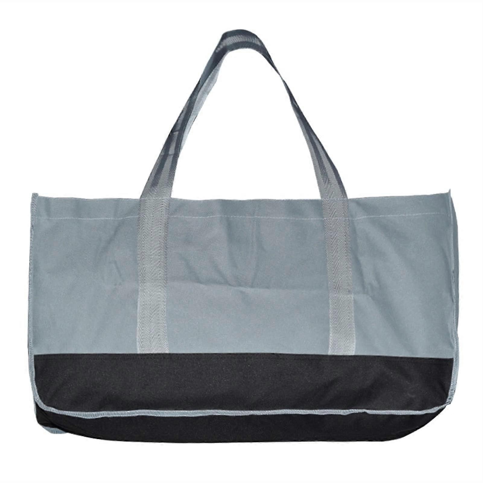 Firewood Carrier Tote Bag Large Capacity Durable Oxford Cloth Log Holder with NonSlip Handles Light Blue