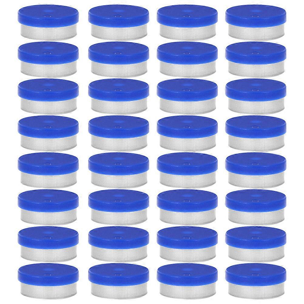 200Pcs Bottle Cap Stopper Plug for Glass with Blue Vial Caps