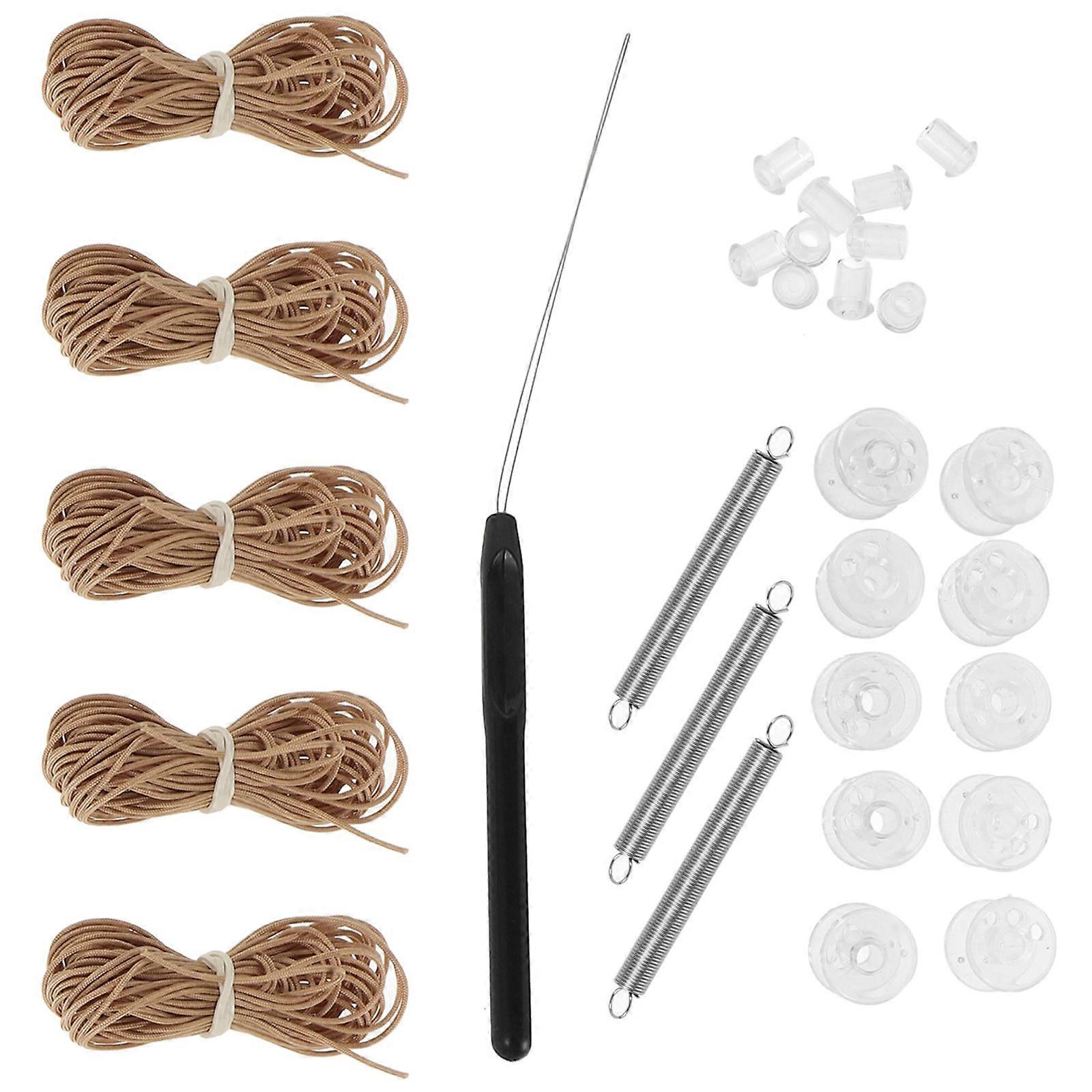 RV Pleated Shade Repair Kit with POM Material Brown Color for Home Use Ensures Long Term Durability and Easy Installation 1 Set