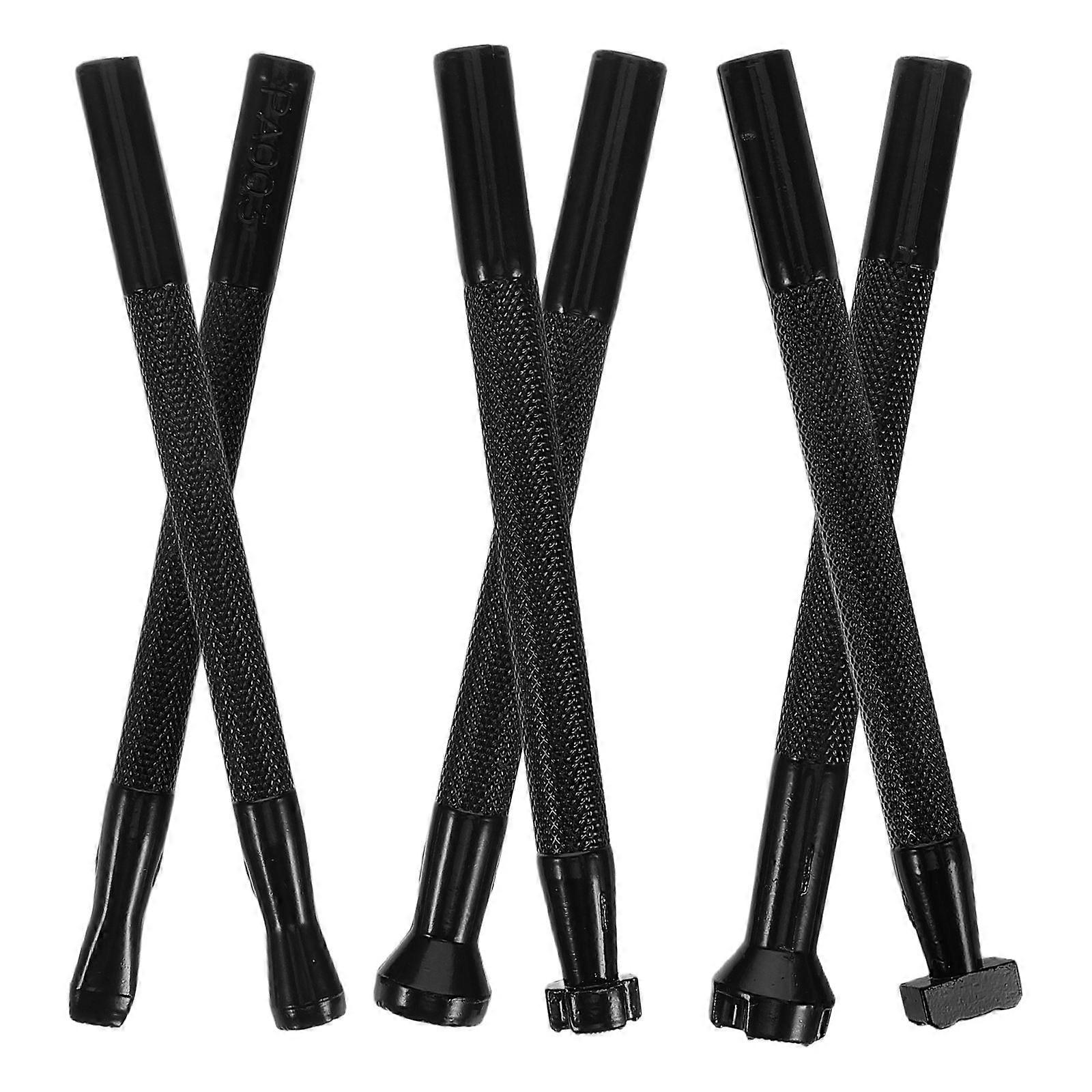 Craft Kit for Leatherwork with Durable Steel Stamping Tools 6Pcs Set