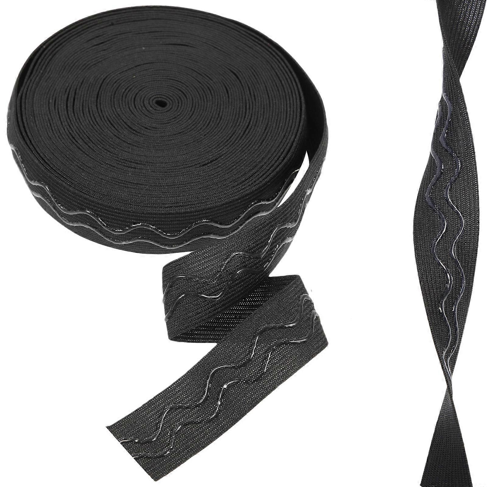 Stretchy Elastic Strap For Apparel And Costume Making In Black Color 2 Rolls Included