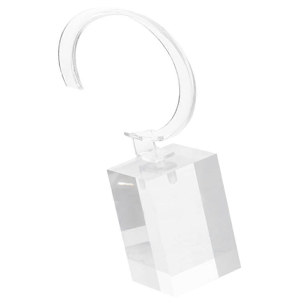 Watch Display Holder Plastic Stand for Display 2Pcs Transparent Bracelet Rack