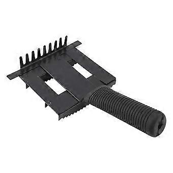 Livestock Shedding Comb ABS Iron Cattle Grooming Comb Cow Cattle Hair Brush Tool for Horse Sheep