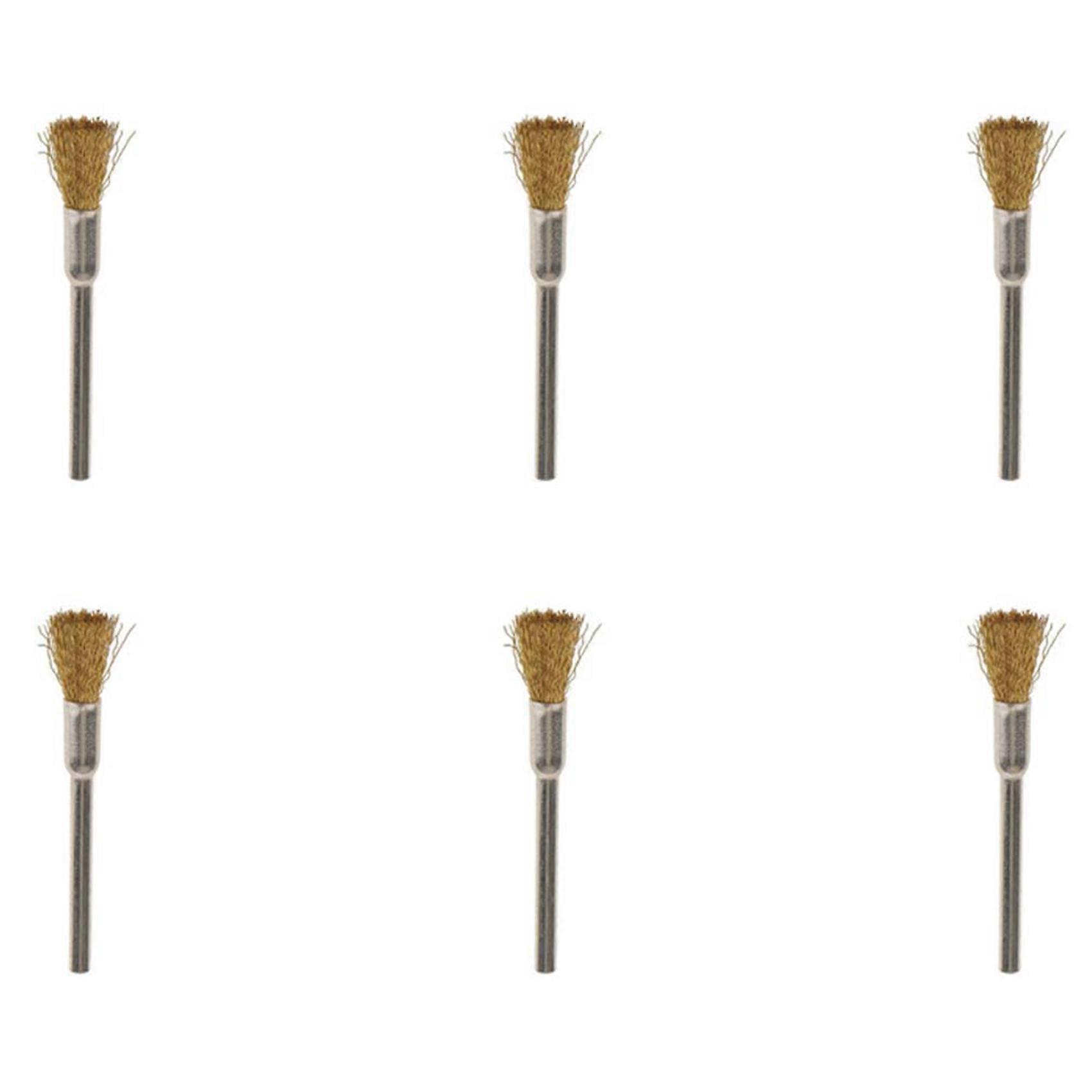 6X Motorcycle Durable Polishing Rustproof Metallic Wire Brush Cleaning Tool S