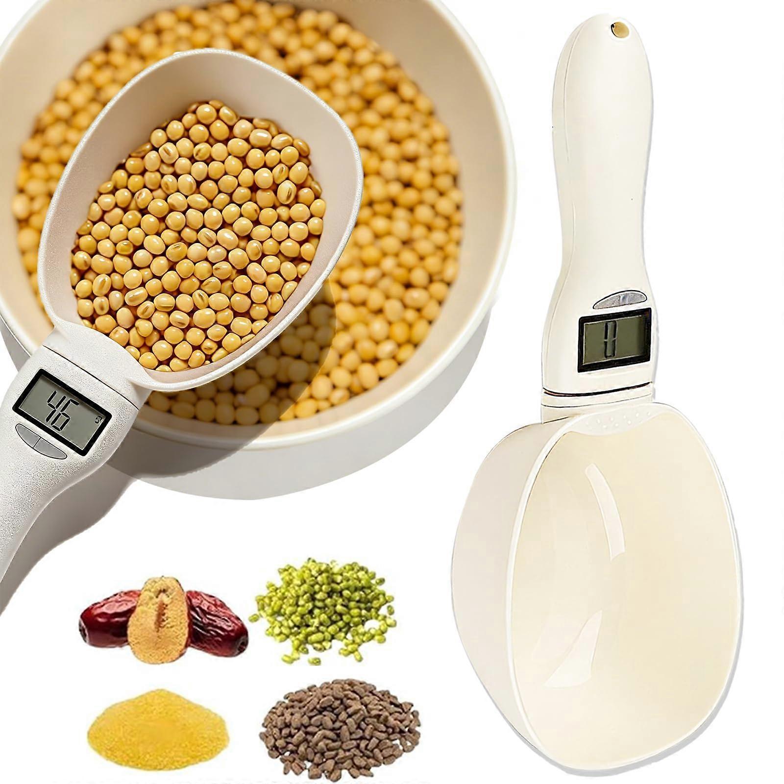 Digital Measuring Spoon with LCD Display, 0.1g Precision Kitchen Spoon Scale for Cooking and Baking