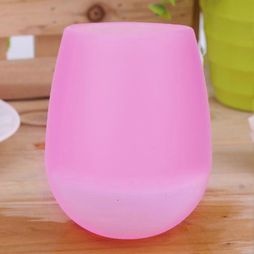 Practical Bbq Silicone Wine Glasses Foldable Unbreakable Silicone Beer Glass