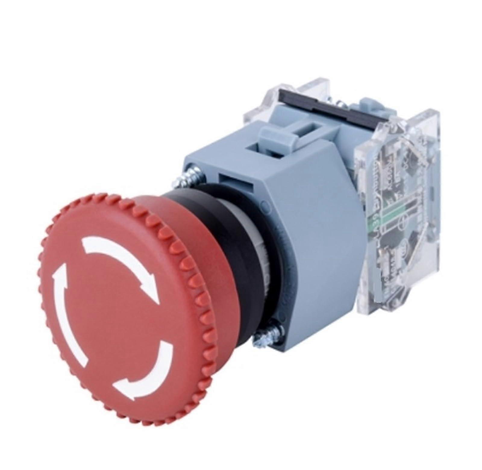 Emergency Stop Button 1NO+1NC LA39B311Z/r LA39B 100803755 Panel Mount Push Button